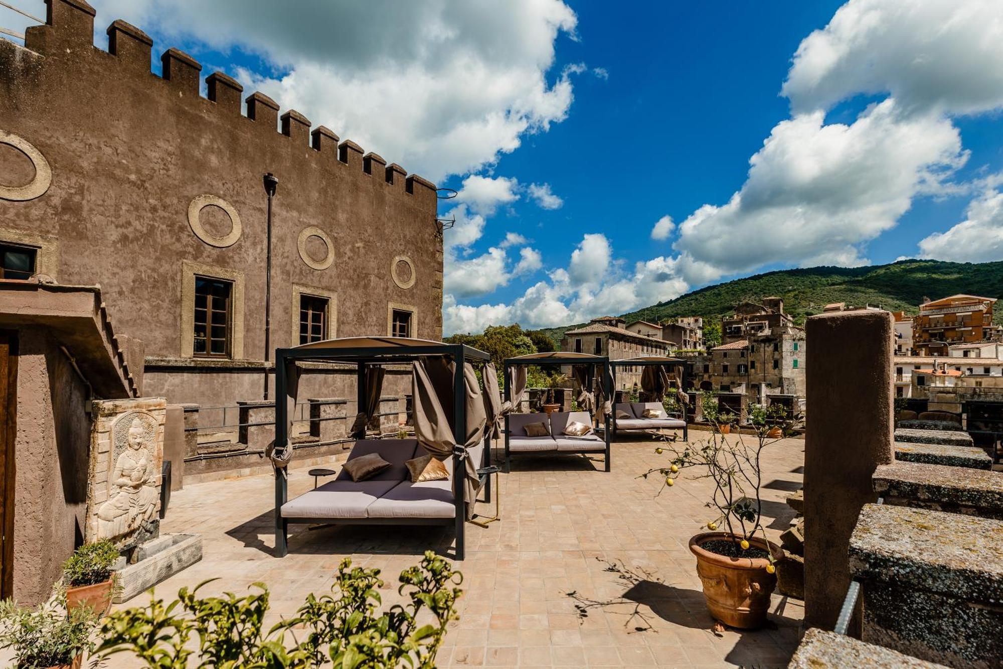 Castello Brancaccio Hotel San Gregorio da Sassola ภายนอก รูปภาพ