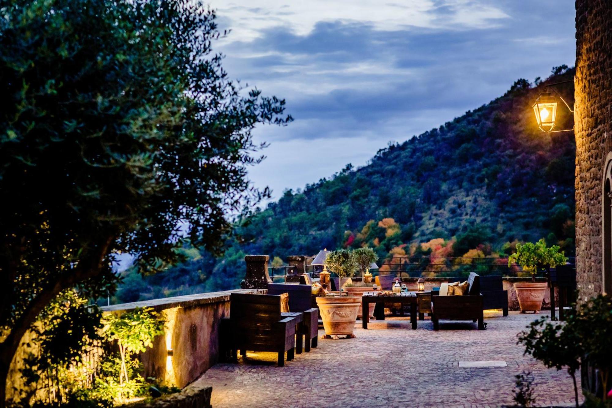 Castello Brancaccio Hotel San Gregorio da Sassola ภายนอก รูปภาพ